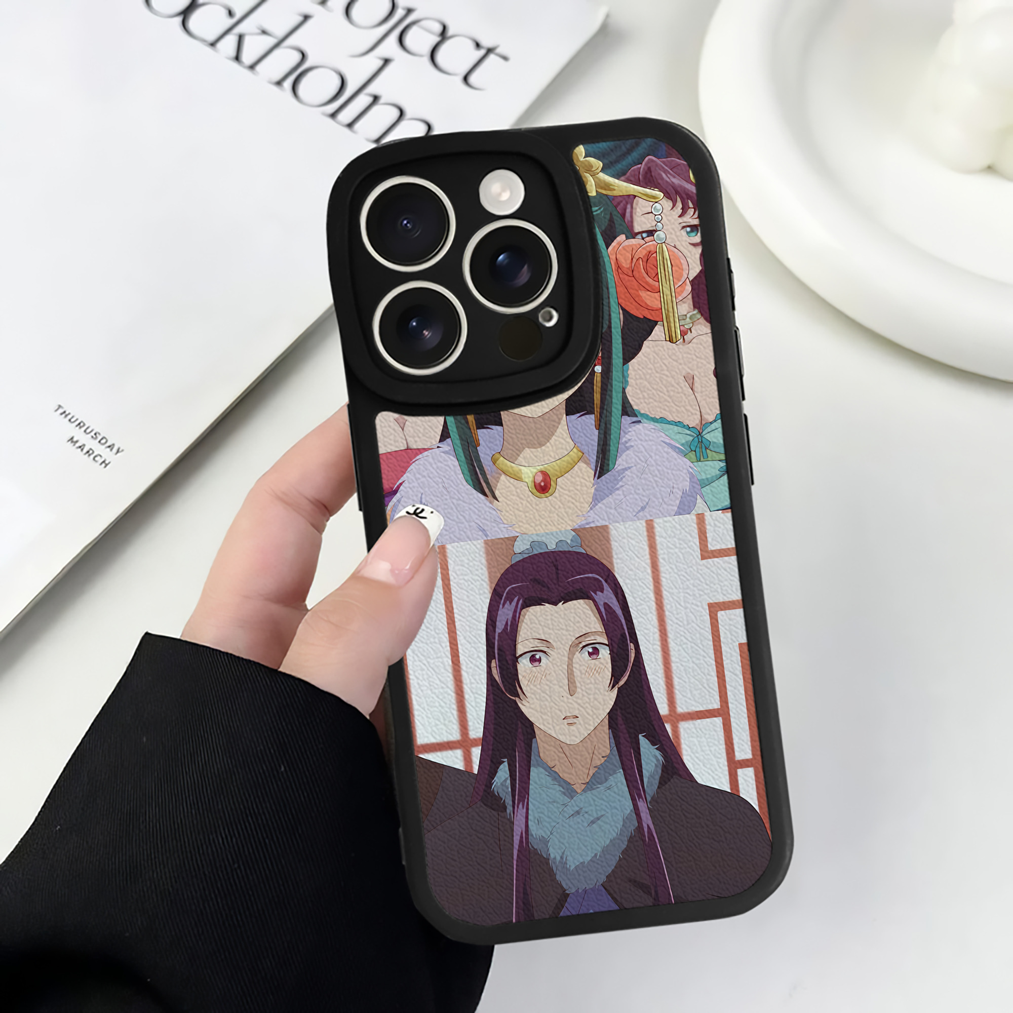 薬屋のひとりごと The Apothecary Diaries 【iPhone 16シリーズ対応】シリコンスマホケース（レザー調） 材質：シリコン